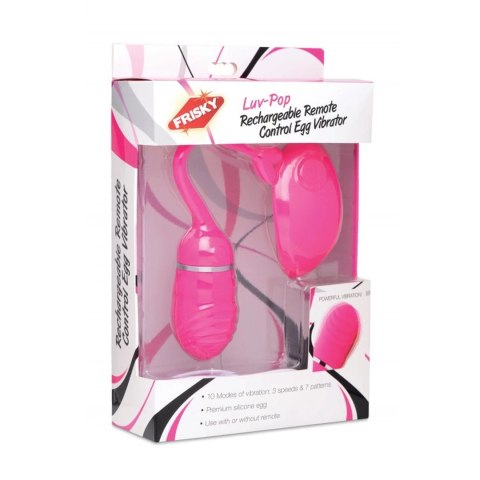 Ładowane wibrujące jajko z pilotem zdalnego sterowania Luv-Pop XR Brands XR Brands Ładowane wibrujące jajko z pilotem zdalnego sterowania Luv-Pop XR Brands XR Brands