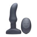 XR Brands - Zakrzywiony korek analny z pilotem zdalnego sterowania Slim M XR Brands