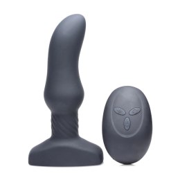 XR Brands - Zakrzywiony korek analny z pilotem zdalnego sterowania Slim M XR Brands