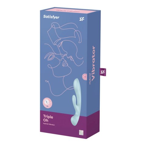 Satisfyer - Wibrator podwójny króliczek Triple Oh Satisfyer Satisfyer - Wibrator podwójny króliczek Triple Oh Satisfyer