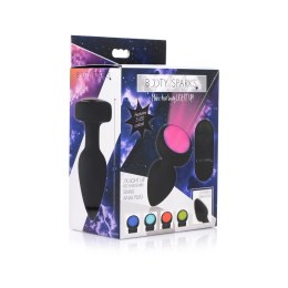 Silikonowy wibrujący korek LED - duży XR Brands XR Brands