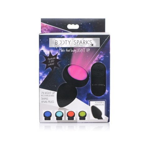 Silikonowy wibrujący korek LED - mały XR Brands XR Brands Silikonowy wibrujący korek LED - mały XR Brands XR Brands