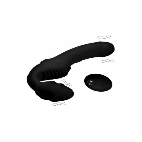 Wibrujący silikonowy pasek z dildo z pilotem zdalnego sterowania XR Brands XR Brands Wibrujący silikonowy pasek z dildo z pilotem zdalnego sterowania XR Brands XR Brands