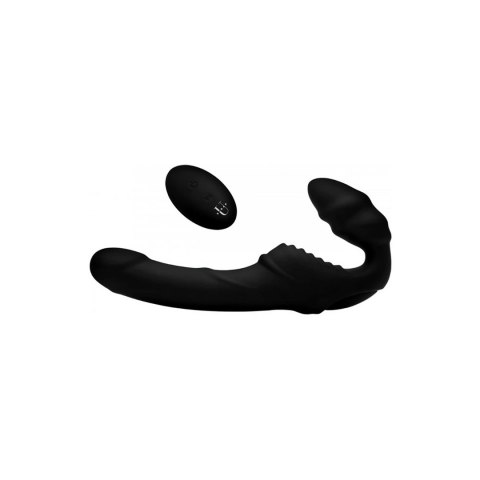 Wibrujący silikonowy pasek z dildo z pilotem zdalnego sterowania XR Brands XR Brands Wibrujący silikonowy pasek z dildo z pilotem zdalnego sterowania XR Brands XR Brands