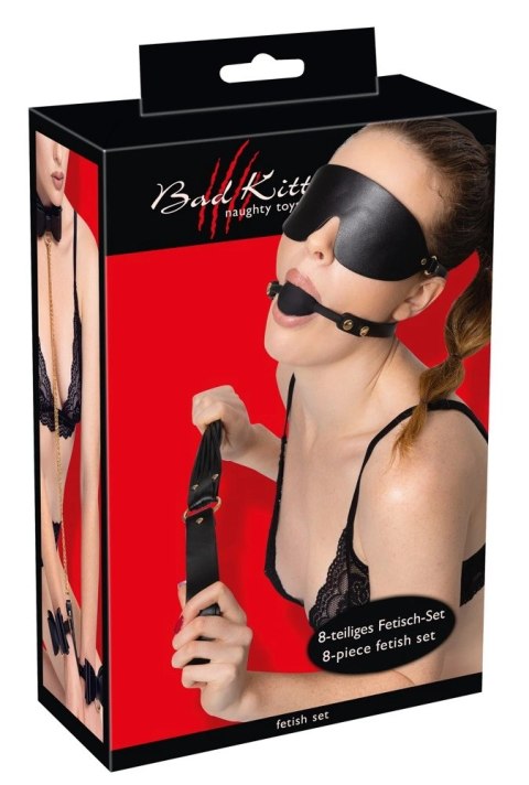 Bad Kitty - 7-Częściowy Zestaw BDSM Czarno-Złoty Bad Kitty