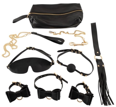 Bad Kitty - 7-Częściowy Zestaw BDSM Czarno-Złoty Bad Kitty Bad Kitty - 7-Częściowy Zestaw BDSM Czarno-Złoty Bad Kitty