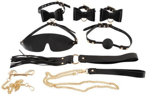 Bad Kitty - 7-Częściowy Zestaw BDSM Czarno-Złoty Bad Kitty Bad Kitty - 7-Częściowy Zestaw BDSM Czarno-Złoty Bad Kitty