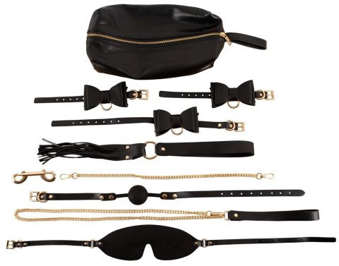 Bad Kitty - 7-Częściowy Zestaw BDSM Czarno-Złoty Bad Kitty Bad Kitty - 7-Częściowy Zestaw BDSM Czarno-Złoty Bad Kitty
