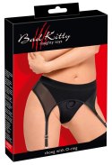 Bad Kitty - Czarne Stringi Z Pasem Do Pończoch L Bad Kitty