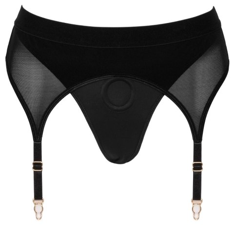 Bad Kitty - Czarne Stringi Z Pasem Do Pończoch L Bad Kitty Bad Kitty - Czarne Stringi Z Pasem Do Pończoch L Bad Kitty