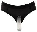 Bad Kitty - Gładkie Czarne Strap-On Z Pierścieniem Na Dildo 2XL Bad Kitty
