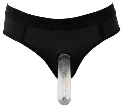 Bad Kitty - Gładkie Czarne Strap-On Z Pierścieniem Na Dildo 2XL Bad Kitty Bad Kitty - Gładkie Czarne Strap-On Z Pierścieniem Na Dildo 2XL Bad Kitty