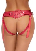 Bad Kitty - Seksowna Uprząż Strap On Czerwona S-L Bad Kitty