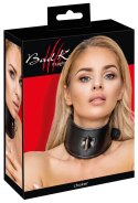 Bad Kitty - Skórzana Szeroka Obroża Na Szyję Czarna Bad Kitty