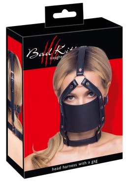 Bad Kitty - Uprząż Z Kneblem Do Ust Czarny Bad Kitty