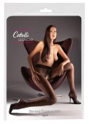 Cottelli LEGWEAR - Czarne Jedwabiście Błyszczące Rajstopy Bez Krocza 4 Cottelli LEGWEAR