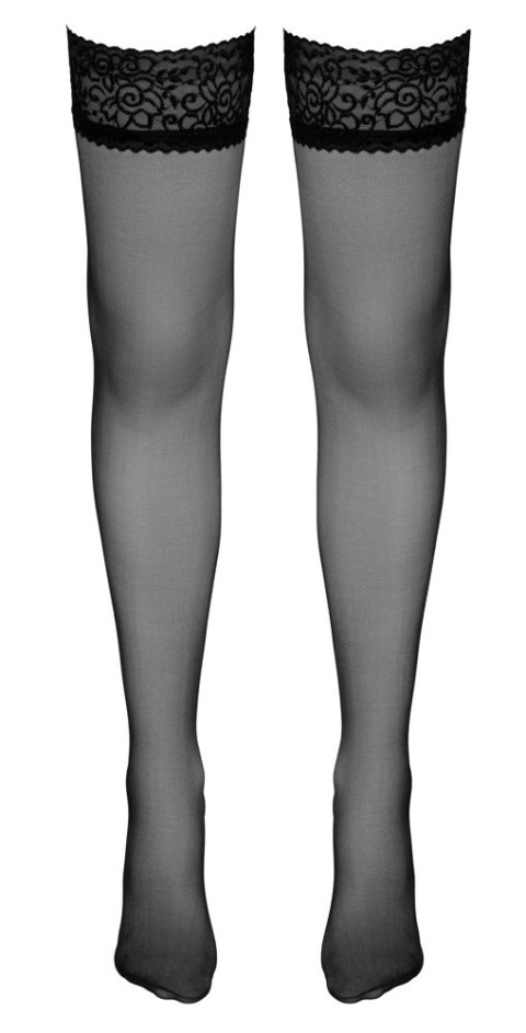 Cottelli LEGWEAR - Czarne Klasyczne Pończochy Z Koronką 5 Cottelli LEGWEAR Cottelli LEGWEAR - Czarne Klasyczne Pończochy Z Koronką 5 Cottelli LEGWEAR