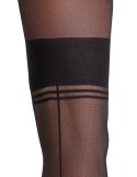 Cottelli LEGWEAR - Eleganckie Rajstopy W Stylu Retro Bez Krocza 2 Cottelli LEGWEAR