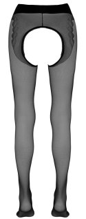 Cottelli LEGWEAR - Jedwabiste Rajstopy Z Otwartym Kroczem 2 Cottelli LEGWEAR