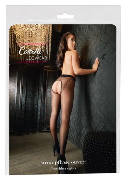 Cottelli LEGWEAR - Jedwabiste Rajstopy Z Otwartym Kroczem 4 Cottelli LEGWEAR