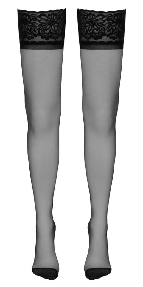 Cottelli LEGWEAR - Pończochy Podtrzymujące Z Ozdobnym Szwem I Koronką 5 Cottelli LEGWEAR Cottelli LEGWEAR - Pończochy Podtrzymujące Z Ozdobnym Szwem I Koronką 5 Cottelli LEGWEAR