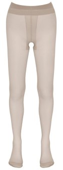 Cottelli LEGWEAR - Seksowne Beżowe Rajstopy Bez Krocza XL Cottelli LEGWEAR