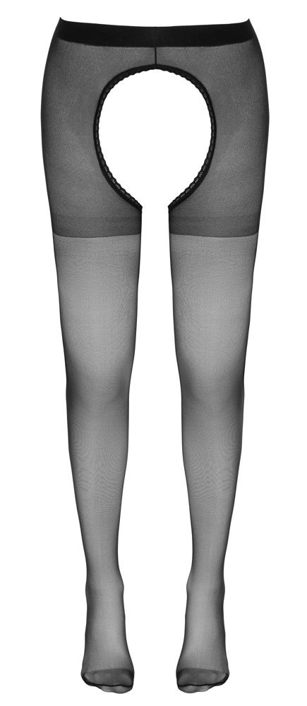 Cottelli LEGWEAR - Seksowne Czarne Rajstopy Całkowicie Bez Krocza L/XL Cottelli LEGWEAR Cottelli LEGWEAR - Seksowne Czarne Rajstopy Całkowicie Bez Krocza L/XL Cottelli LEGWEAR