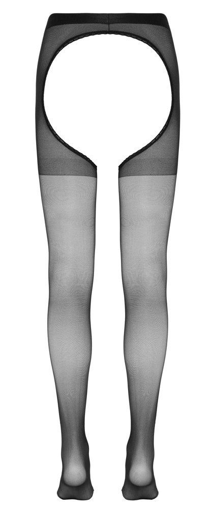 Cottelli LEGWEAR - Seksowne Czarne Rajstopy Całkowicie Bez Krocza L/XL Cottelli LEGWEAR Cottelli LEGWEAR - Seksowne Czarne Rajstopy Całkowicie Bez Krocza L/XL Cottelli LEGWEAR