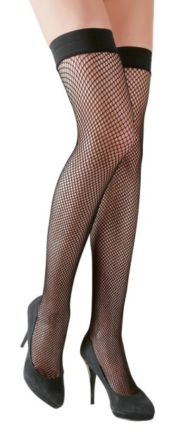 Cottelli LEGWEAR - Seksowne Klasyczne Czarne Pończochy Kabaretki M Cottelli LEGWEAR