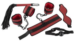 Bad Kitty - 5-Częściowy Zestaw BDSM Czarno-Czerwony Bad Kitty