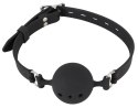 Bad Kitty - Czarny Silikonowy Knebel Z Otworami Duży Bad Kitty