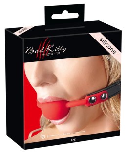 Bad Kitty - Czerwony Silikonowy Knebel Bad Kitty