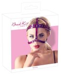 Bad Kitty - Fioletowa Maska Z Paseczków Z Złotymi Ćwiekami Bad Kitty