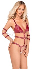 Bad Kitty - Seksowne Body Bez Krocza Z Paseczków Czerwone M Bad Kitty