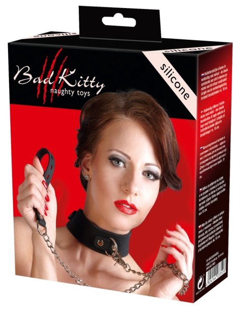 Bad Kitty - Silikonowa Obroża Na Szyję Czarna Bad Kitty Bad Kitty - Silikonowa Obroża Na Szyję Czarna Bad Kitty