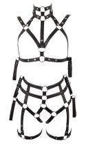 Bad Kitty - Zestaw Uprzęży Z Paseczków Czarny S/M Bad Kitty