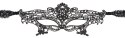 Cottelli ACCESSOIRES - Elegancka Haftowana Maska Z Koronkową Wstążką Cottelli ACCESSOIRES