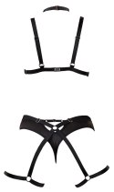 Cottelli LINGERIE - Seksowny Zestaw Uprzęży Góra I Dół Bondage Czarne S-L Cottelli LINGERIE