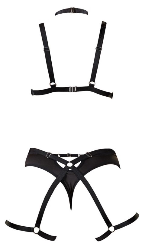 Cottelli LINGERIE - Seksowny Zestaw Uprzęży Góra I Dół Bondage Czarne S-L Cottelli LINGERIE Cottelli LINGERIE - Seksowny Zestaw Uprzęży Góra I Dół Bondage Czarne S-L Cottelli LINGERIE