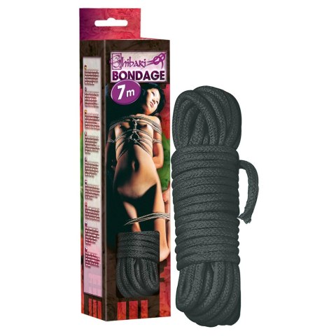 Shibabri Bondage - Lina Do Wiązania/Krępowania Partnera Czarna 7 m Shibari Bondage Shibabri Bondage - Lina Do Wiązania/Krępowania Partnera Czarna 7 m Shibari Bondage