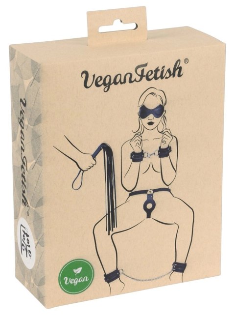 Vegan Fetish - 5-Częściowy Zestaw Bdsm W Skórzanym Stylu Vegan Fetish