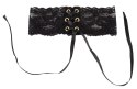 Cottelli ACCESSOIRES - Czarny Koronkowy Naszyjnik Z Satynową Tasiemką Do Wiązania Cottelli ACCESSOIRES