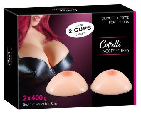 Cottelli ACCESSOIRES - Silikonowe Realistyczne Wkładki Do Piersi 400 g Cottelli ACCESSOIRES Cottelli ACCESSOIRES - Silikonowe Realistyczne Wkładki Do Piersi 400 g Cottelli ACCESSOIRES