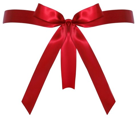 Cottelli LINGERIE - Czerwone Stringi Z Koronki Z Satynową Wstążką S/M Cottelli LINGERIE Cottelli LINGERIE - Czerwone Stringi Z Koronki Z Satynową Wstążką S/M Cottelli LINGERIE
