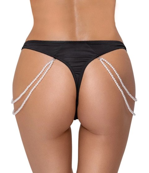 Cottelli LINGERIE - Koronkowe Stringi Z Perłowymi Odpinanymi Łańcuszkami M/L Cottelli LINGERIE Cottelli LINGERIE - Koronkowe Stringi Z Perłowymi Odpinanymi Łańcuszkami M/L Cottelli LINGERIE