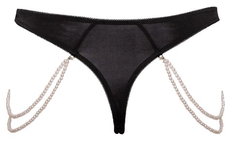 Cottelli LINGERIE - Koronkowe Stringi Z Perłowymi Odpinanymi Łańcuszkami M/L Cottelli LINGERIE Cottelli LINGERIE - Koronkowe Stringi Z Perłowymi Odpinanymi Łańcuszkami M/L Cottelli LINGERIE