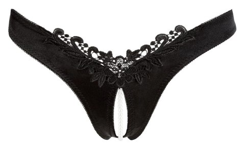 Cottelli LINGERIE - Seksowne Satynowe Majteczki Z Perełkami W Kroczu Czarne L Cottelli LINGERIE Cottelli LINGERIE - Seksowne Satynowe Majteczki Z Perełkami W Kroczu Czarne L Cottelli LINGERIE