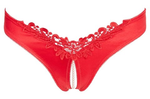 Cottelli LINGERIE - Seksowne Satynowe Majteczki Z Perełkami W Kroczu Czerwone M Cottelli LINGERIE Cottelli LINGERIE - Seksowne Satynowe Majteczki Z Perełkami W Kroczu Czerwone M Cottelli LINGERIE