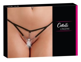 Cottelli LINGERIE - Seksowne Stringi Z Cieniutkich Paseczków I Srebrnych Dodatków M/L Cottelli LINGERIE