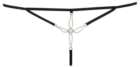 Cottelli LINGERIE - Seksowne Stringi Z Cieniutkich Paseczków I Srebrnych Dodatków M/L Cottelli LINGERIE Cottelli LINGERIE - Seksowne Stringi Z Cieniutkich Paseczków I Srebrnych Dodatków M/L Cottelli LINGERIE